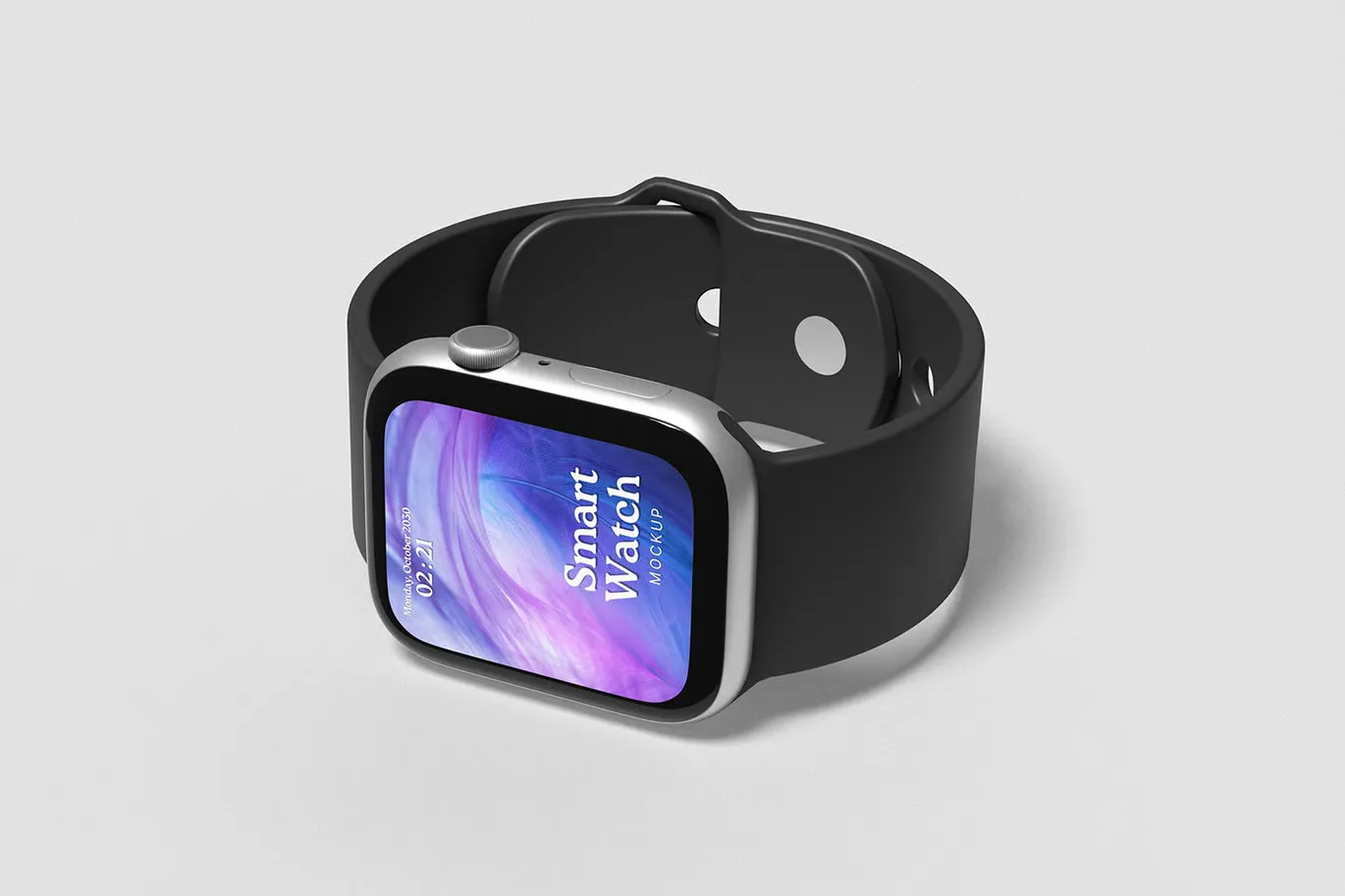 智能手表样机模型或Apple Watch样机模型