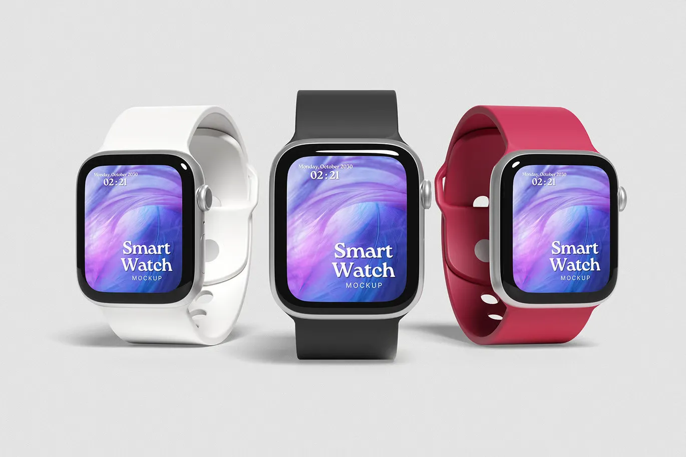 智能手表样机模型或Apple Watch样机模型