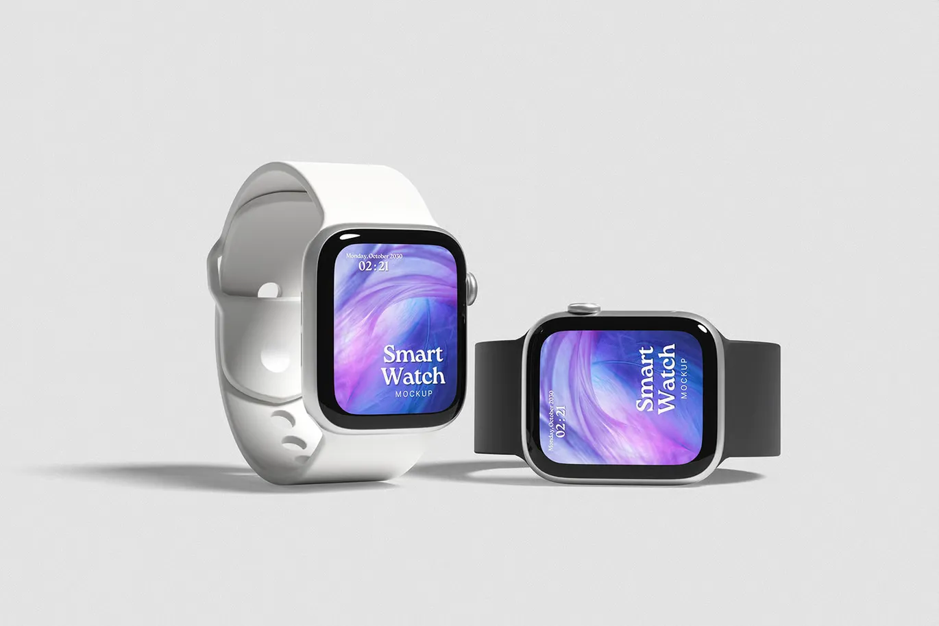 智能手表样机模型或Apple Watch样机模型