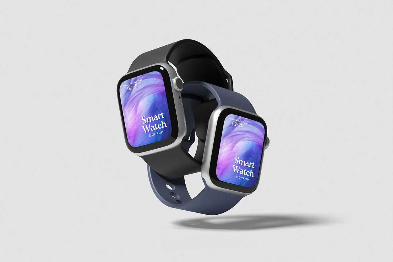 智能手表样机模型或Apple Watch样机模型