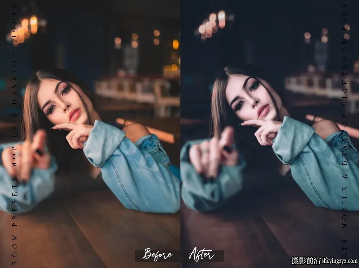 暗色调街拍电影情绪人像摄影后期调色Lightroom预设手机LR预设