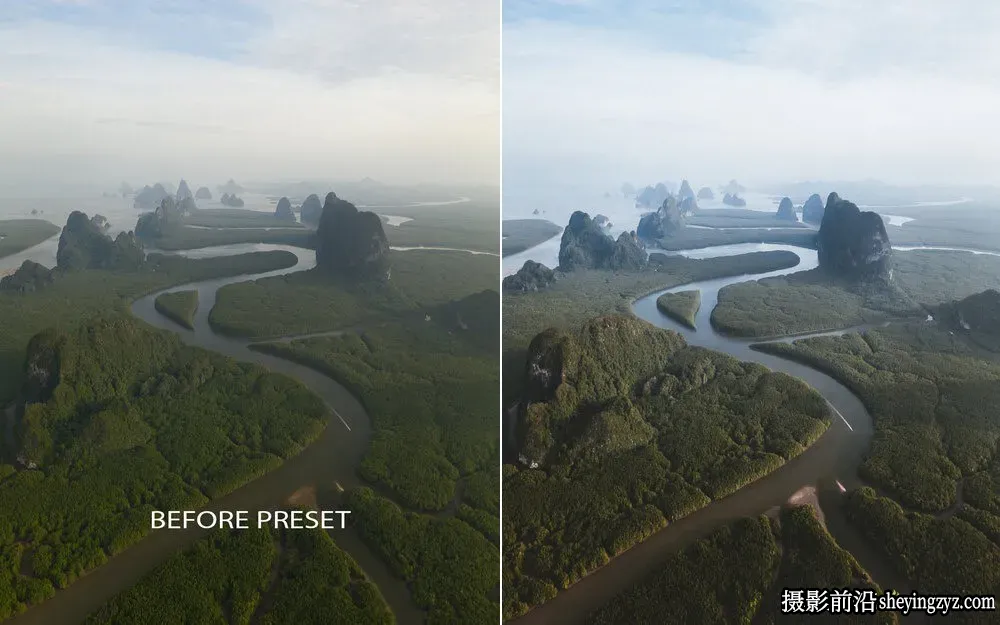 著名风光摄影师(Kyle Vollaers)50种旅行航拍风光LR预设合集