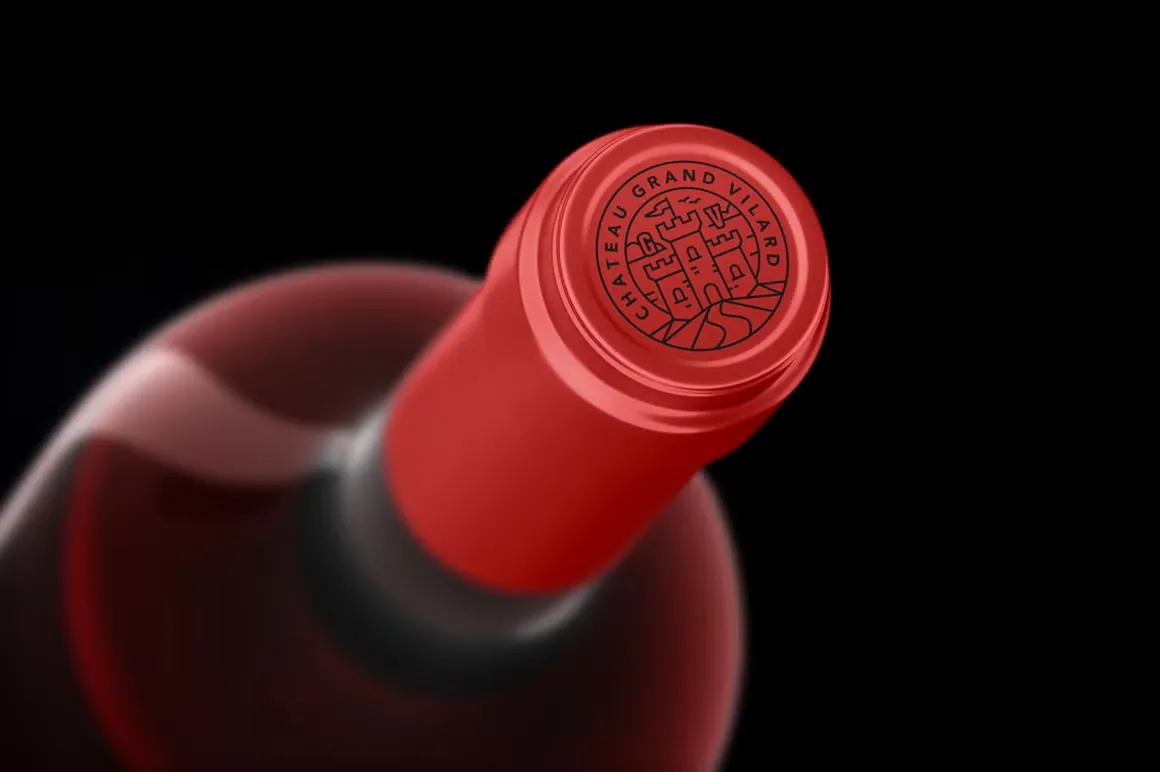 15种干净写实的葡萄酒红酒包装样机模型