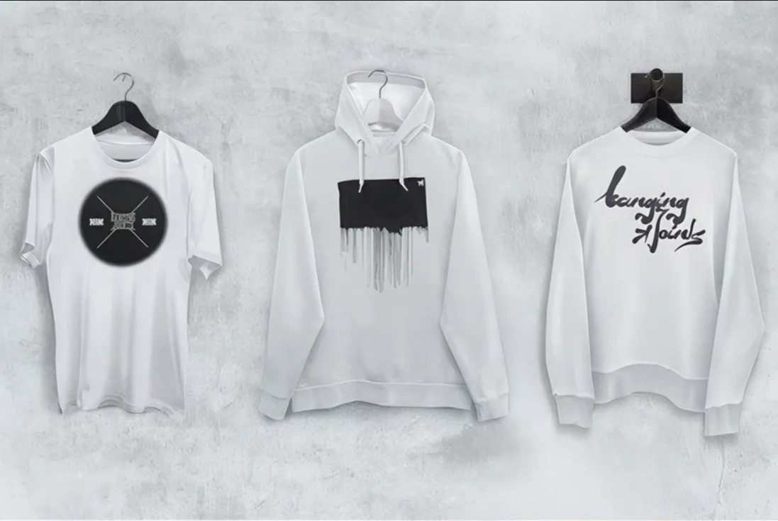 设计师品牌制作T恤卫衣连帽衫服装样机模型