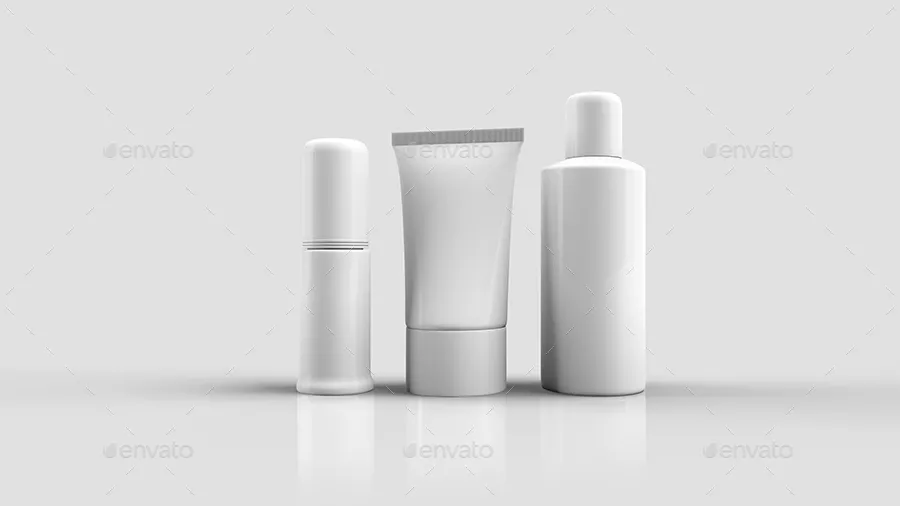 8种化妆用品外观展示样机模型 第二卷