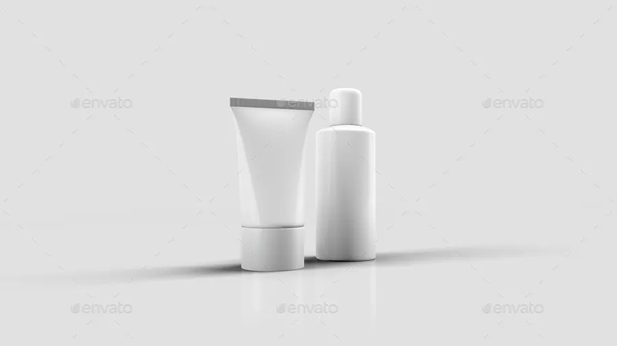 8种化妆用品外观展示样机模型 第二卷