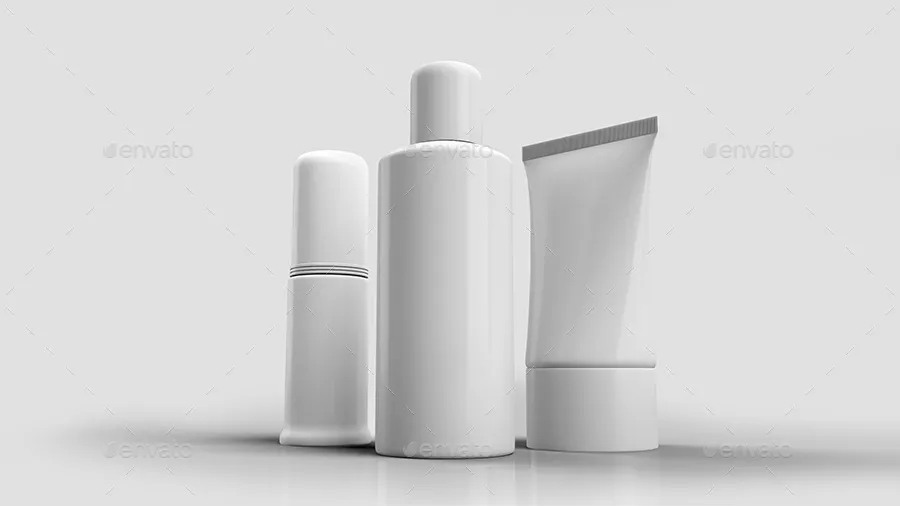 8种化妆用品外观展示样机模型 第二卷