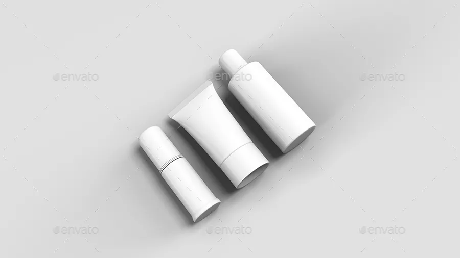 8种化妆用品外观展示样机模型 第二卷