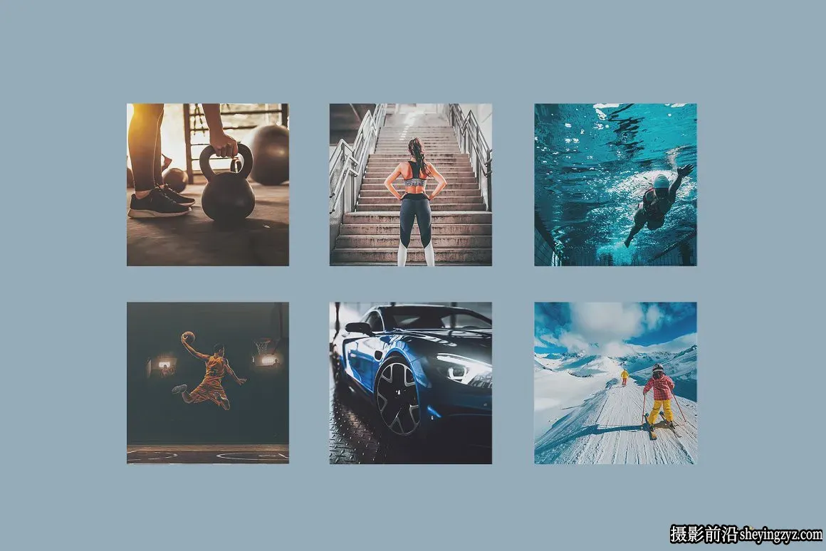 运动主题健身人像手机调色LR预设SPORTS SIGNATURE MOBILE PRESETS