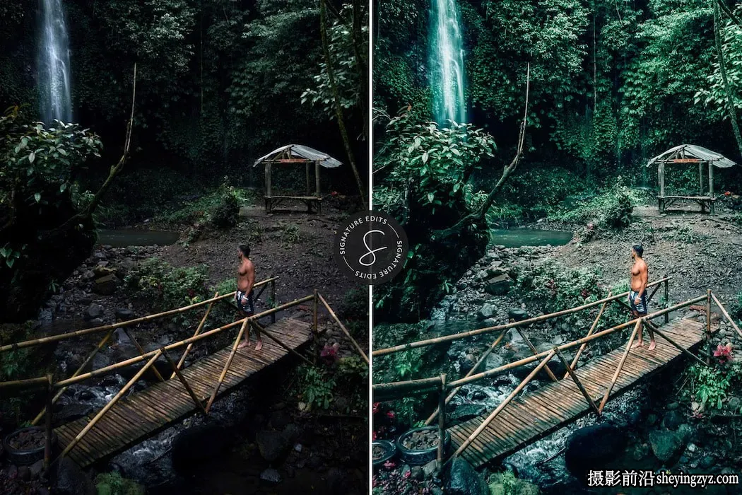 热带岛屿旅拍电影胶片人像摄影调色Lightroom预设及手机版LR预设