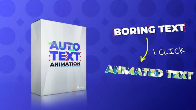 AE模板-文字标题字幕动画模板 AeJuice – Text Animation