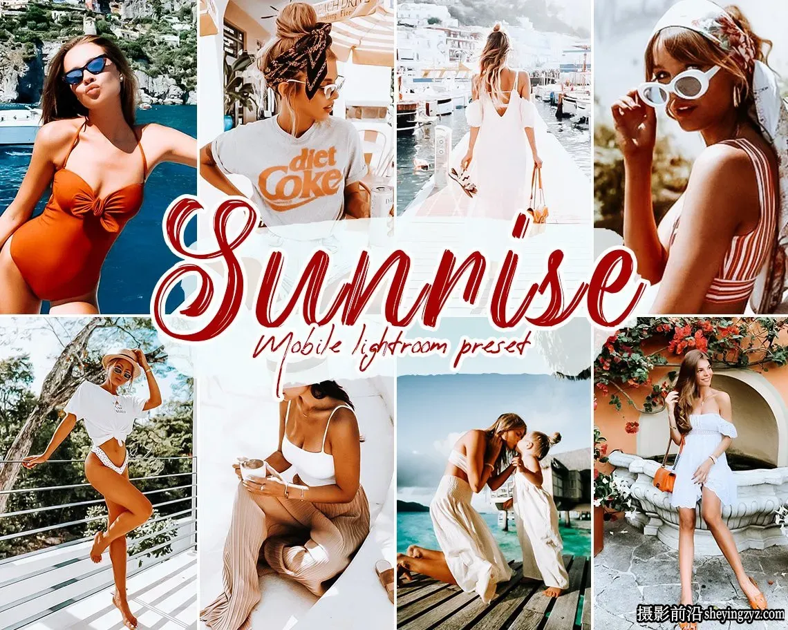 户外通透明亮人像写真调色Lightroom预设 Sunrise Lightroom Presets
