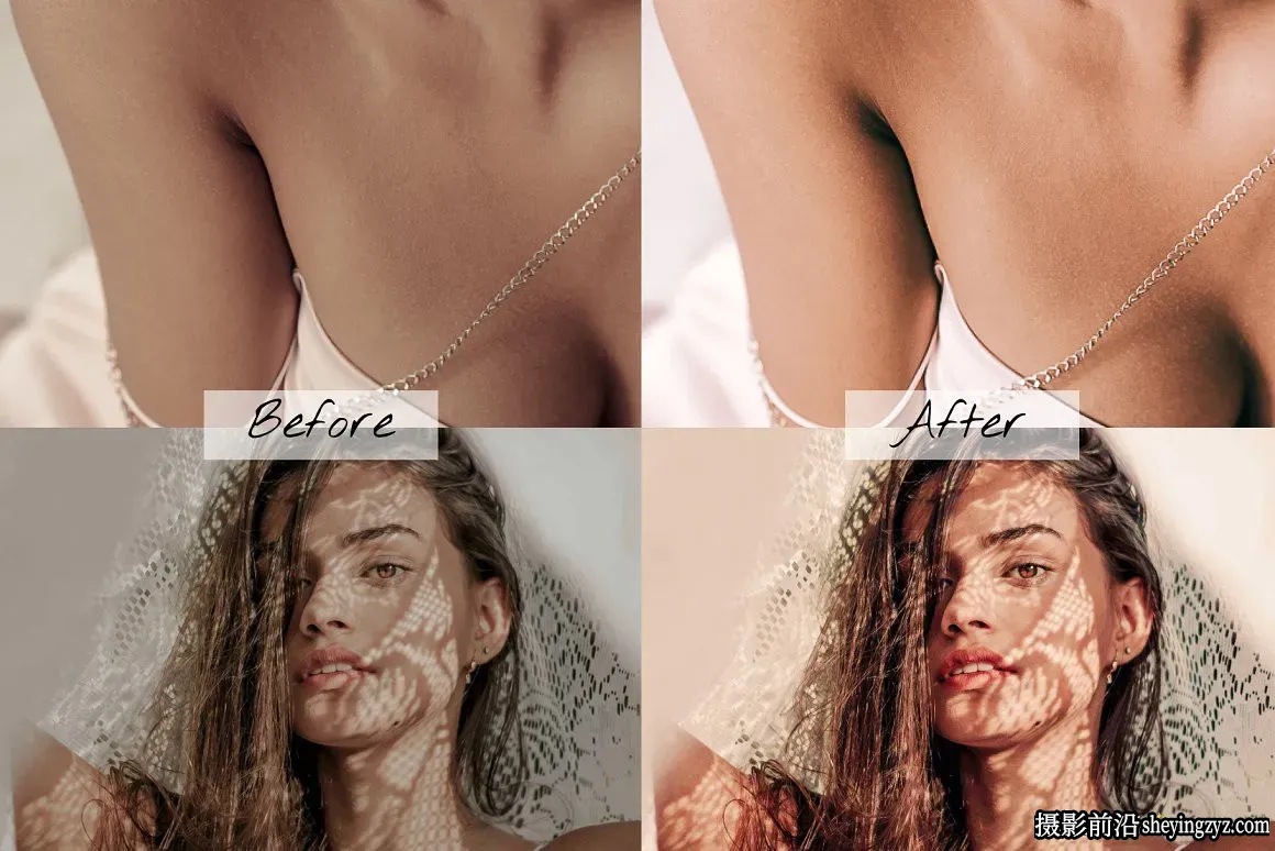质感裸色电影人像调色LR预设Clean Nudes – Lightroom Preset