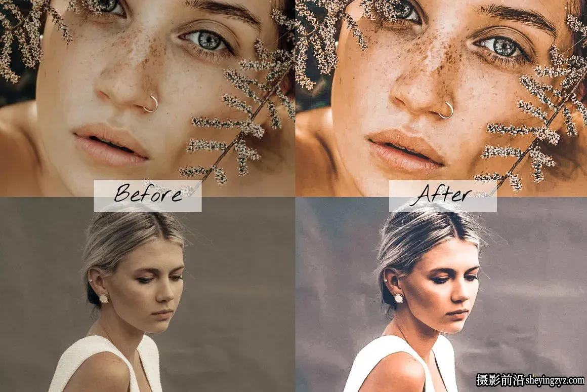 质感裸色电影人像调色LR预设Clean Nudes – Lightroom Preset