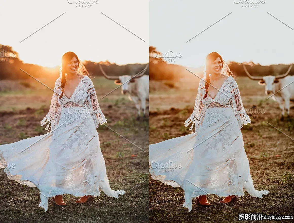 旅拍电影胶片人像调色LR预设Wild And Free  Lightroom Presets