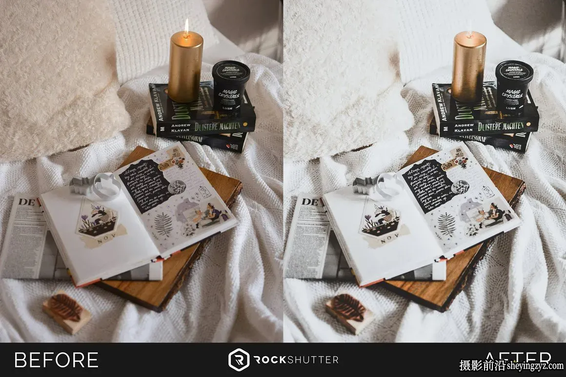 简约中性灰白色调居家人像产品摄影调色Lightroom预设及手机预设