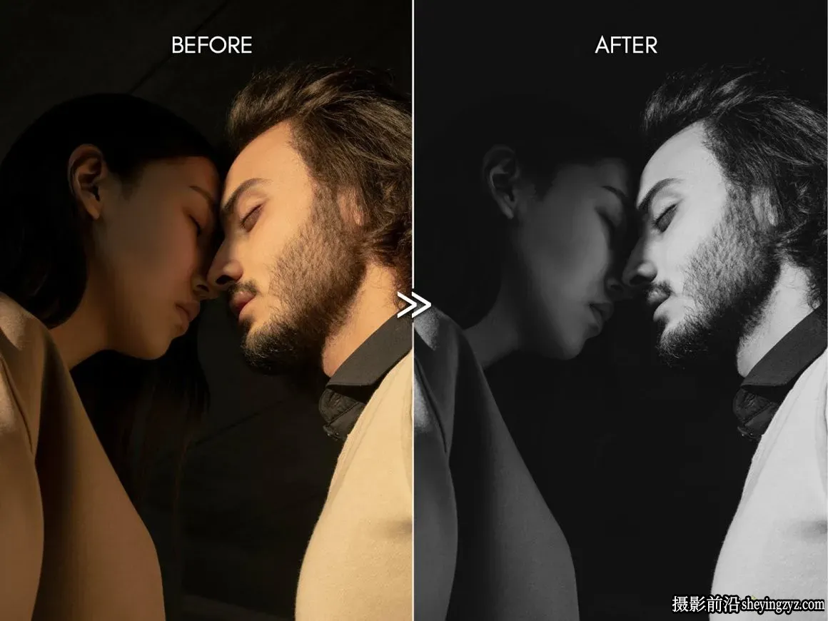 暖色电影婚礼情绪人像调色LR预设Moody Wedding Lightroom Presets