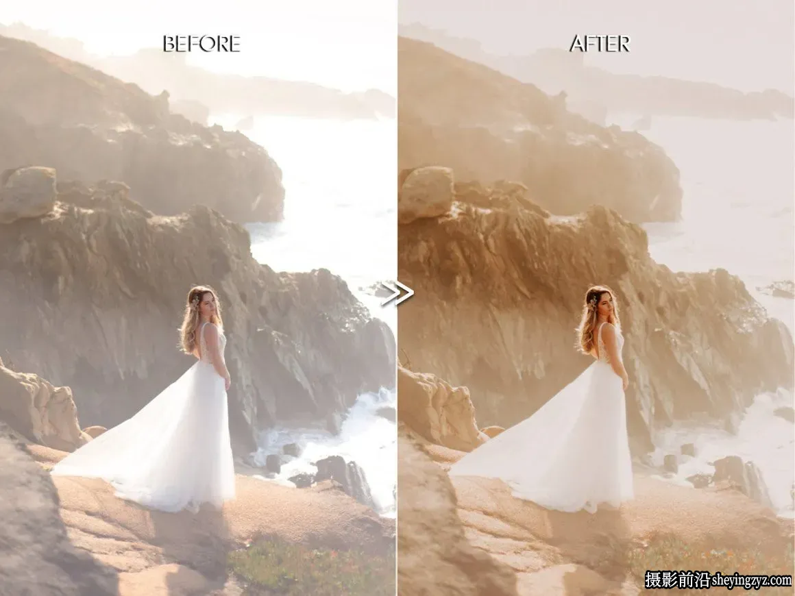 暖色电影婚礼情绪人像调色LR预设Moody Wedding Lightroom Presets
