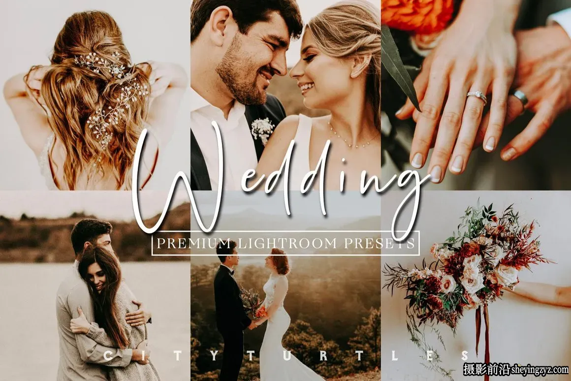 暖色电影婚礼情绪人像调色LR预设Moody Wedding Lightroom Presets