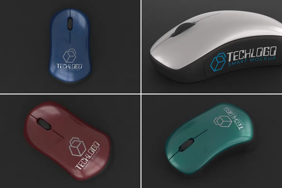 100个标志LOGO徽标样机模型套装 第5卷