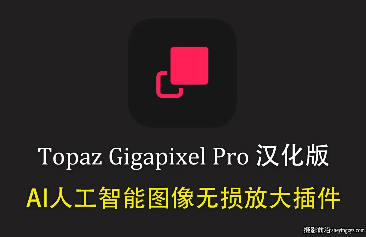 Topaz Gigapixel Pro v1.3.0中文正式版-AI图像无损放大插件