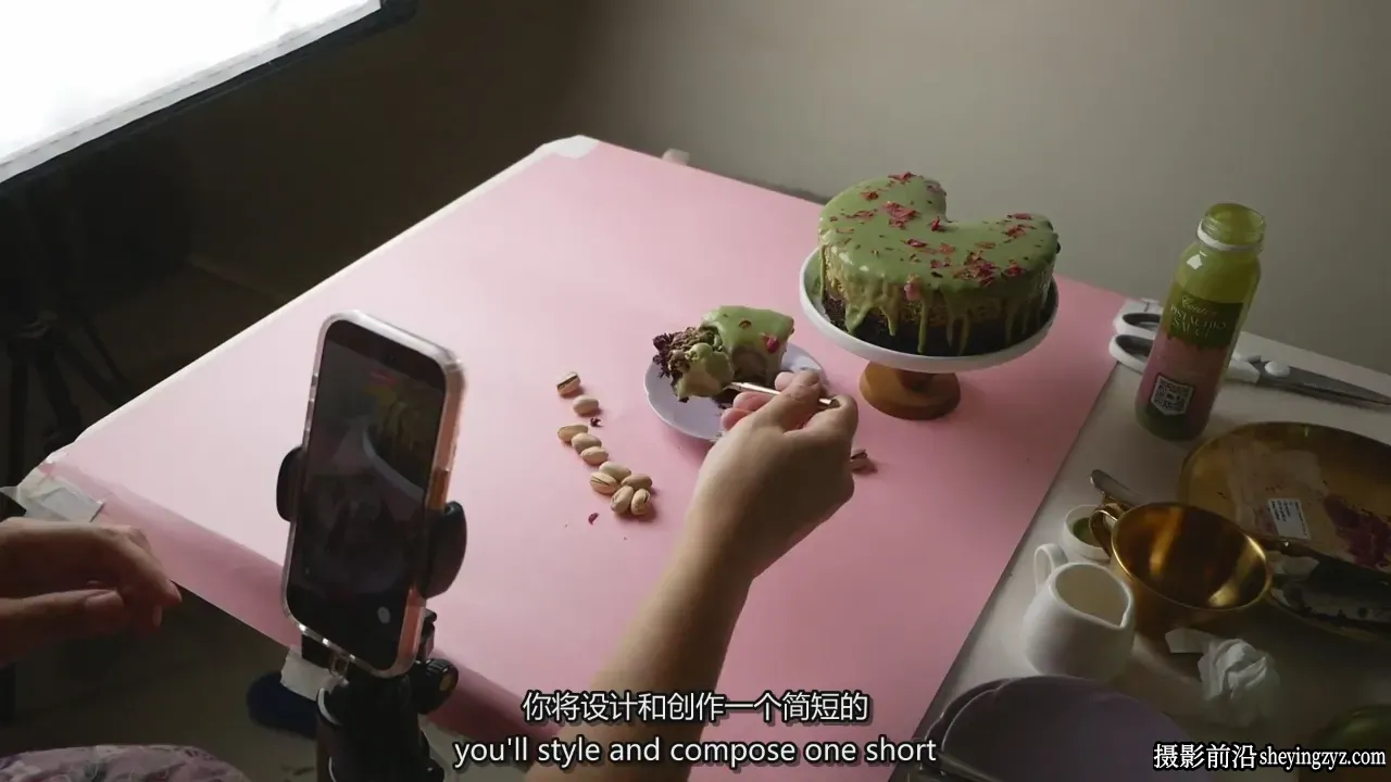 iPhone美食视频拍摄-风格与构图让人无法抗拒的食物-中英字幕