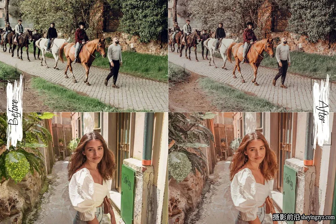 意大利古城旅拍人文风光后期调色LR预设 Turin Lightroom Presets