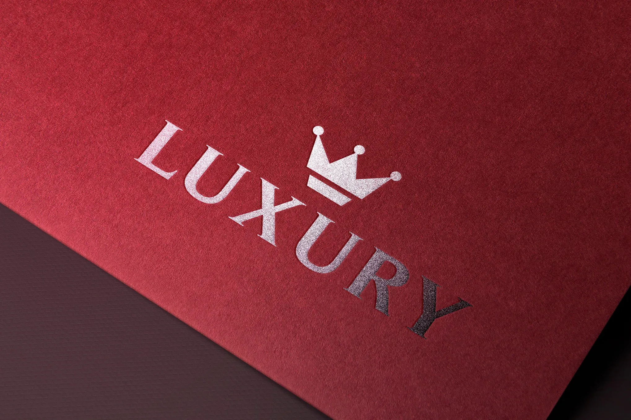 三种不同的写实纸质标志LOGO样机模型