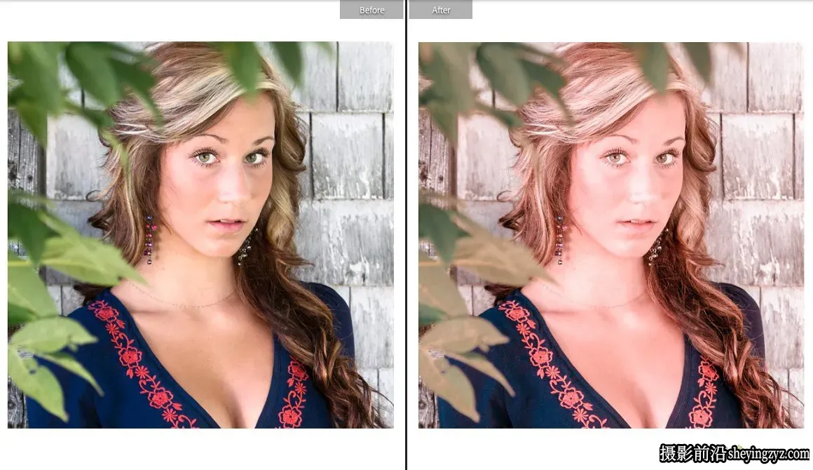 玫瑰金粉复古电影胶片人像LR预设 ROSE GOLD LIGHTROOM PRESET