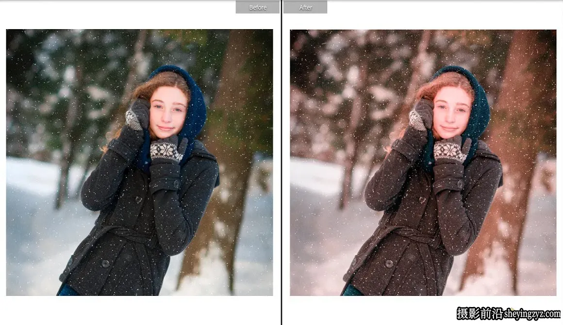 玫瑰金粉复古电影胶片人像LR预设 ROSE GOLD LIGHTROOM PRESET
