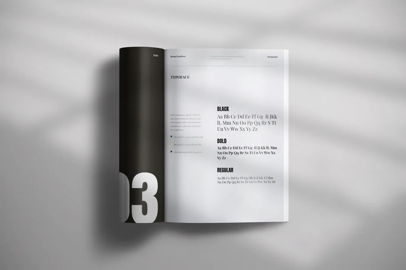 公司企业品牌指南排版布局设计InDesign模板