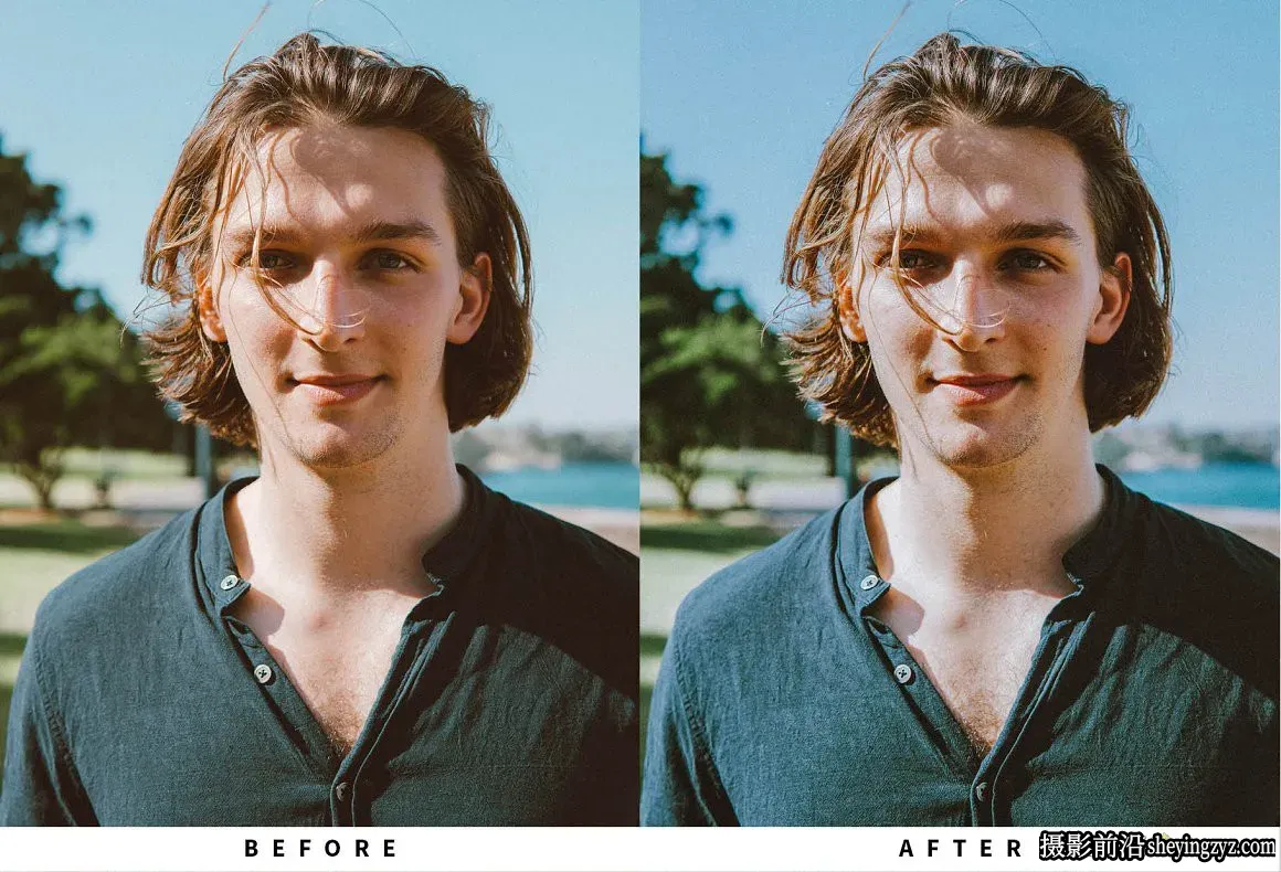 电影感胶片人像调色Lightroom预设Clean Tones Lightroom Presets