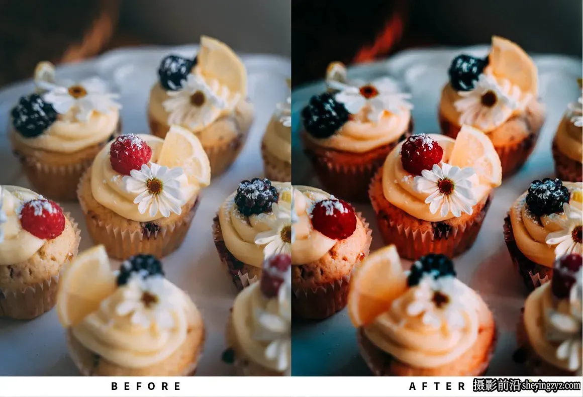 电影胶片美食摄影后期调色Lightroom预设 Food Lightroom Presets