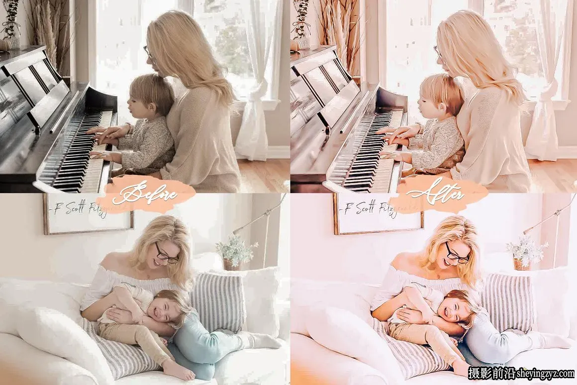 亲子全家福后期调色LR预设Mommy Collection Lightroom Presets