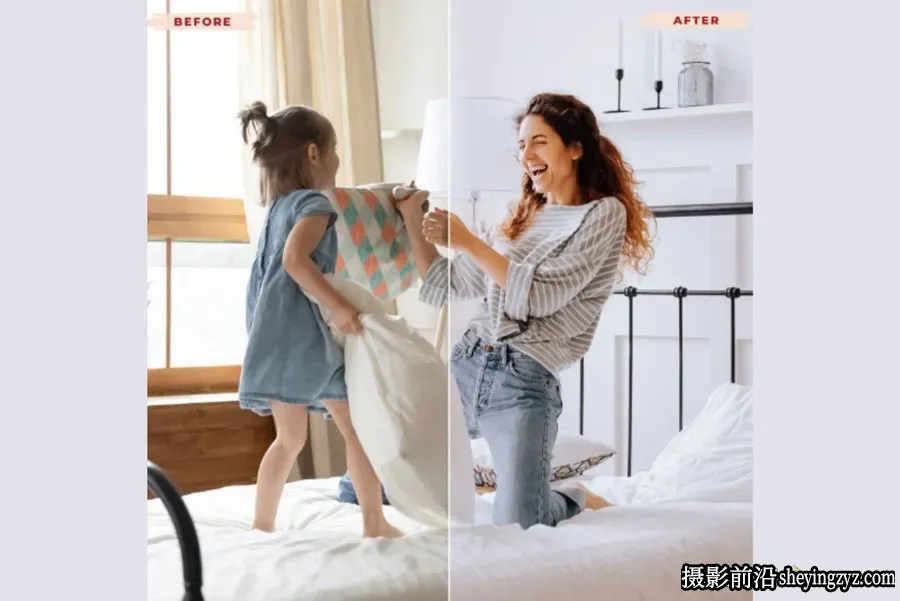 通透明亮人像奶油色调Lightroom预设 INDOOR Lightroom Presets