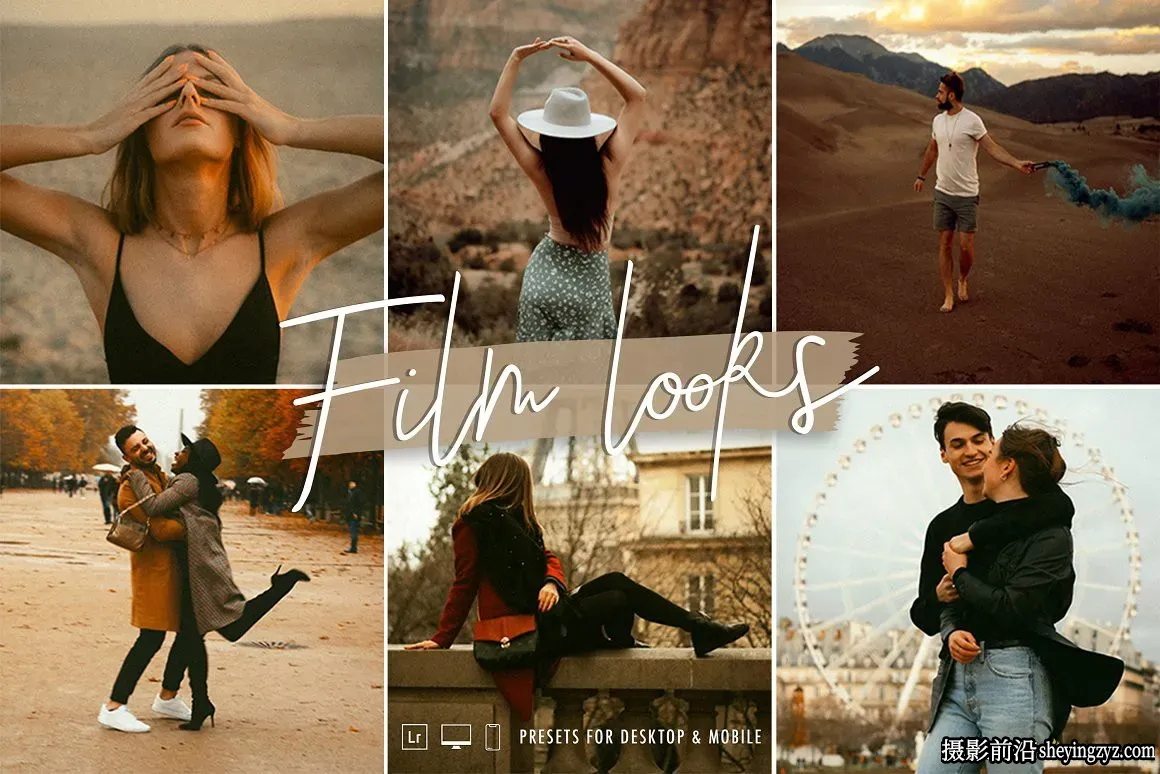 复古暖色调电影胶片人像LR预设 Vintage Film Lightroom Presets