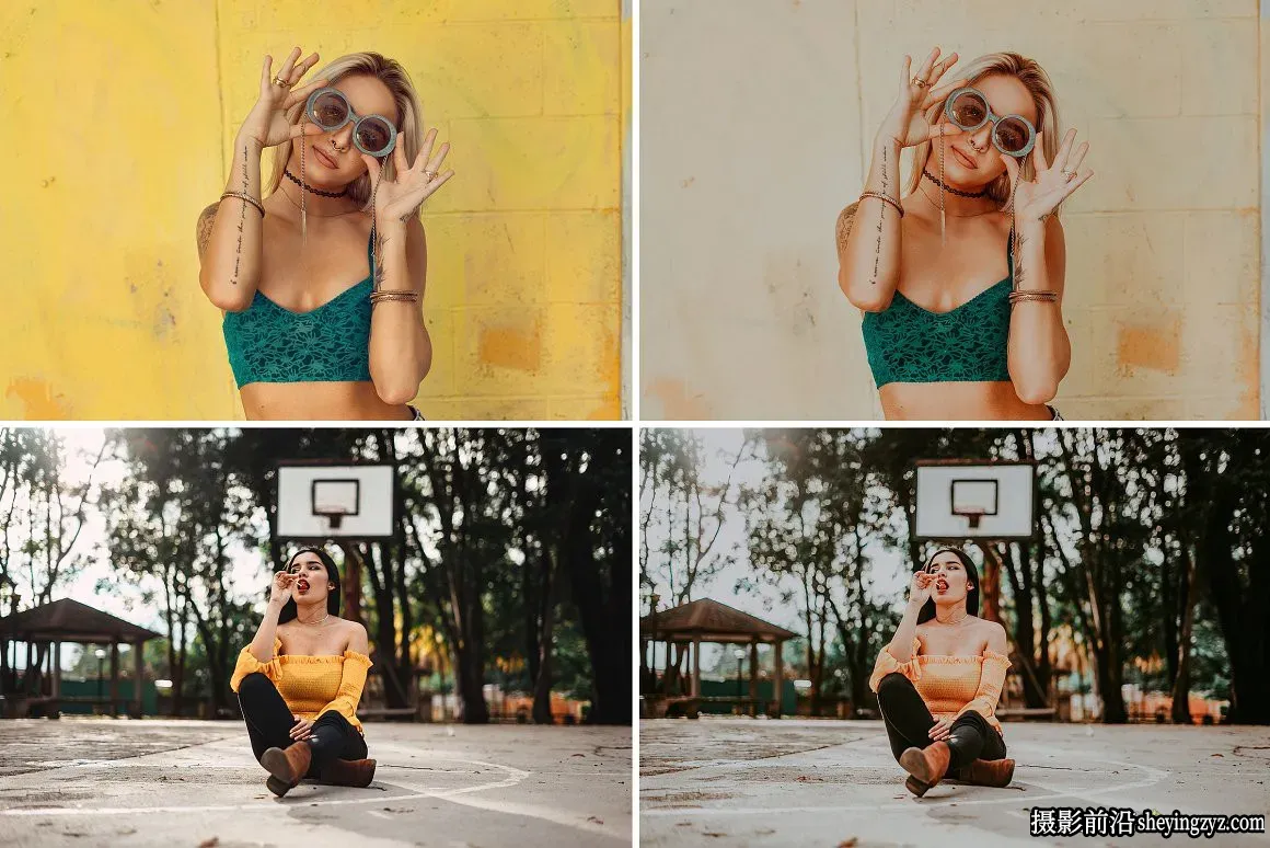 电影胶片质感情绪人像后期调色Lightroom预设Moody Faded Preset