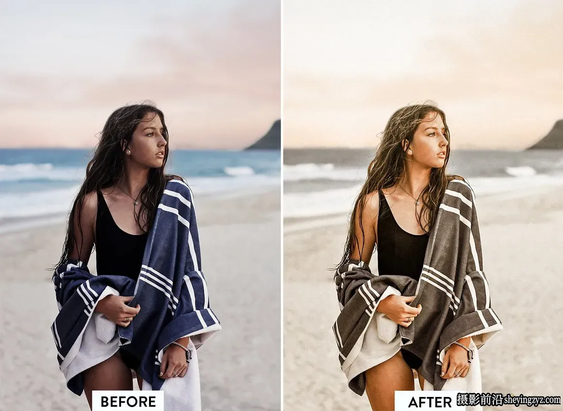 青铜色电影胶片人像调色LR预设HONEY Premium Lightroom Preset