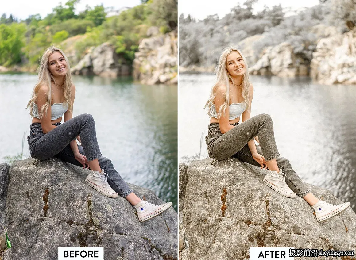 青铜色电影胶片人像调色LR预设HONEY Premium Lightroom Preset