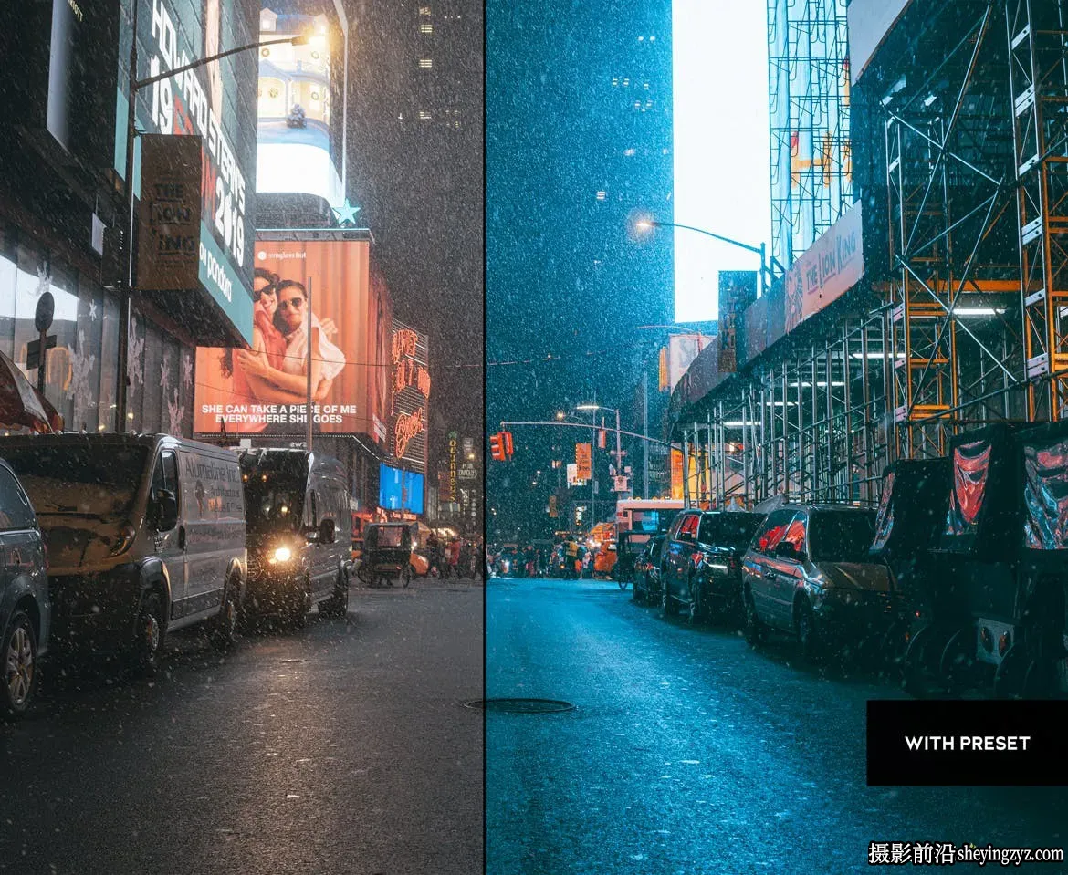 城市霓虹夜景赛博朋克电影效果LR调色预设ARTA Night Presets