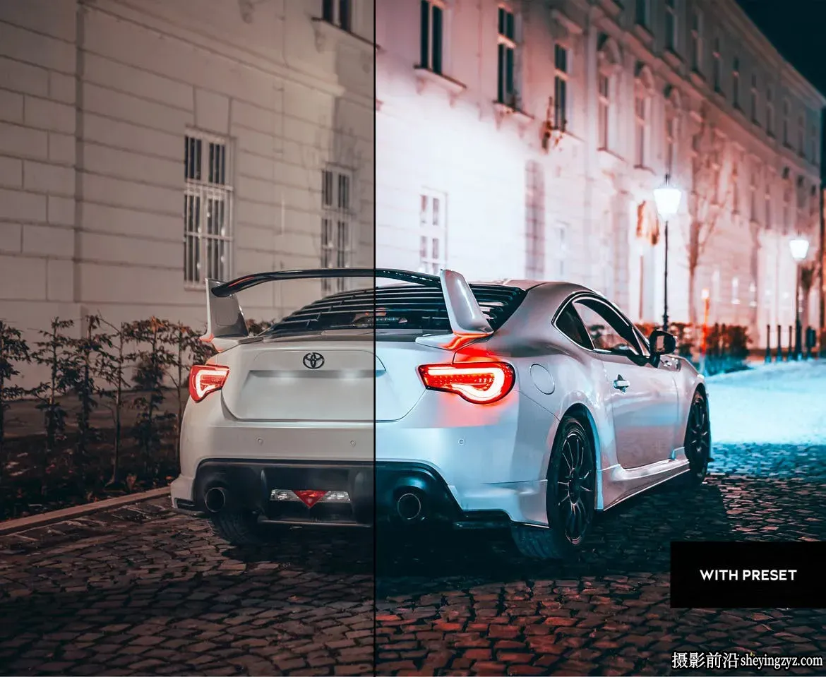 城市霓虹夜景赛博朋克电影效果LR调色预设ARTA Night Presets