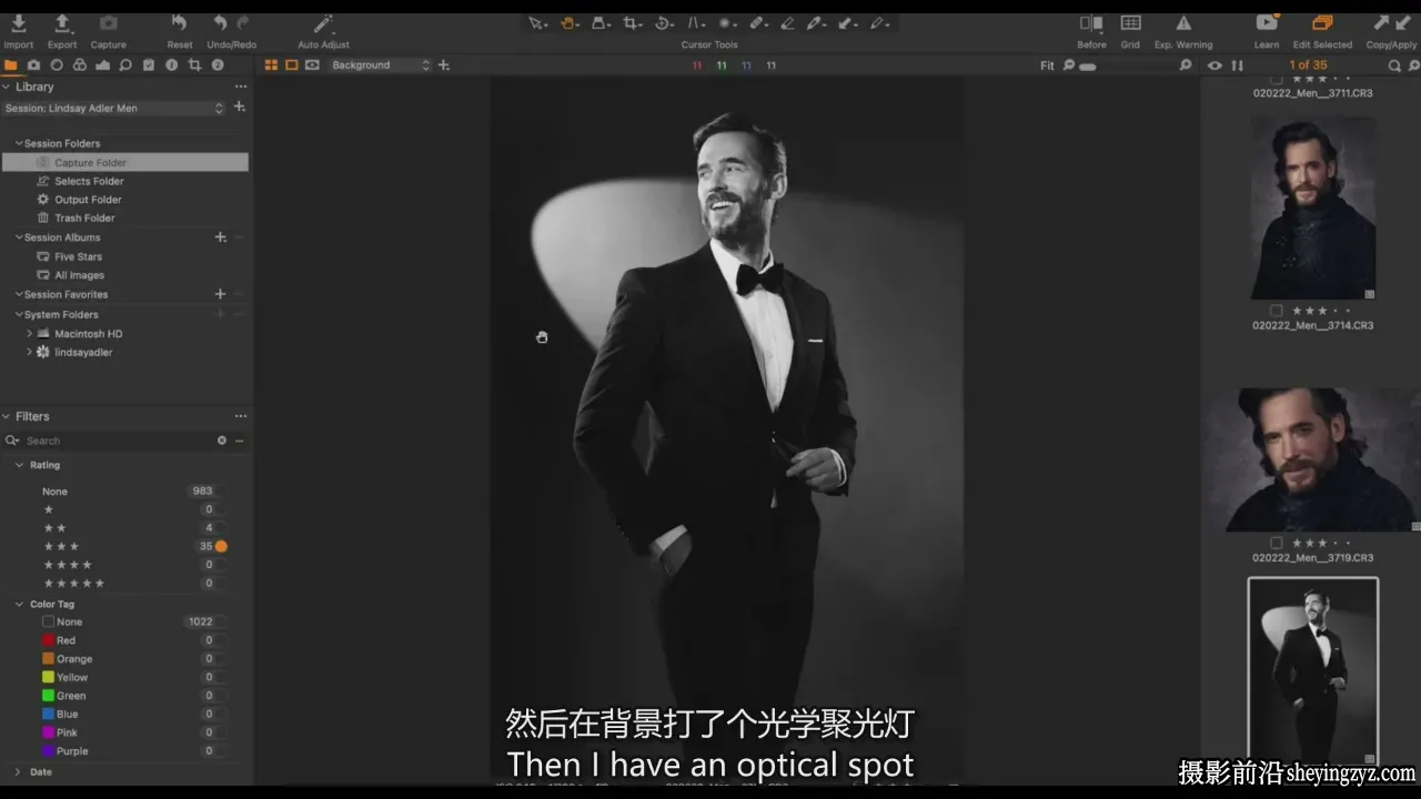 Lindsay Adler - Learn系列11-男性肖像拍摄布光教程-精翻中英字幕