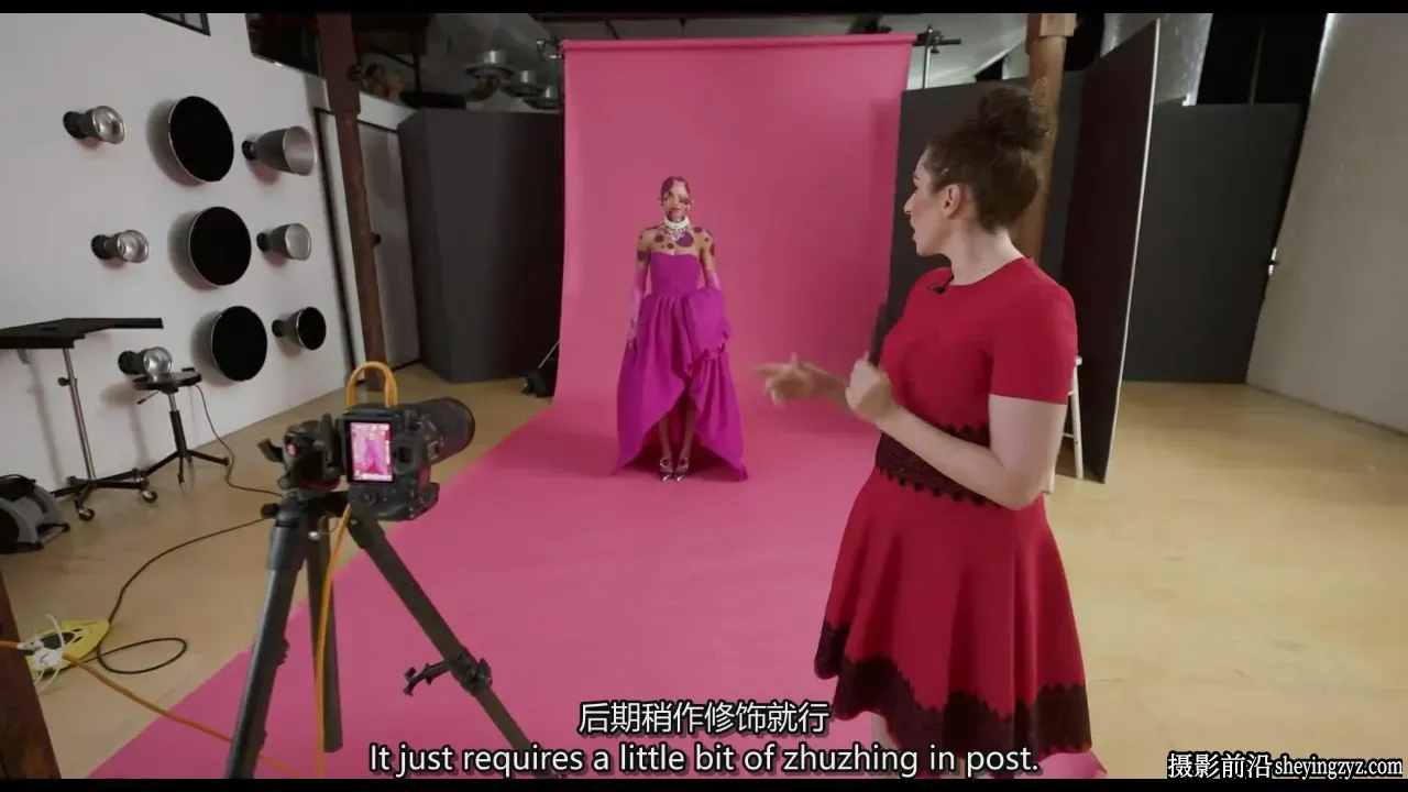Lindsay Adler -Learn 23-潘通年度洋红色彩布光教程-独家精翻字幕