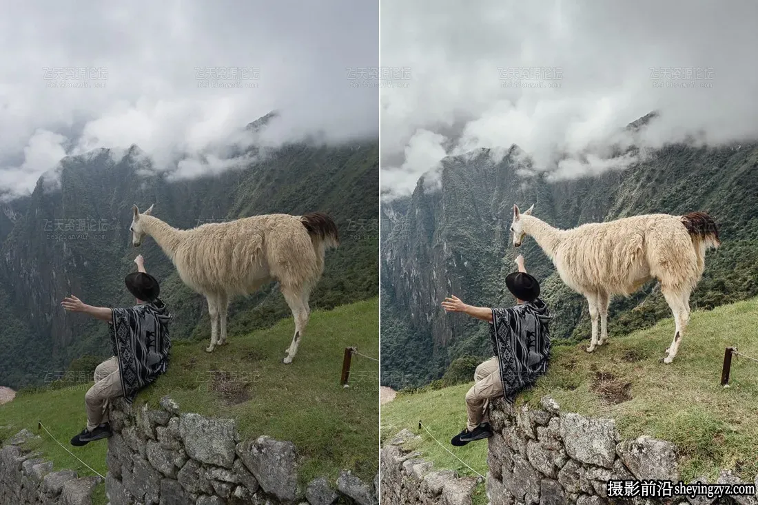 免费LR预设时尚人像旅拍婚礼金属蓝调风格人像调色Lightroom预设