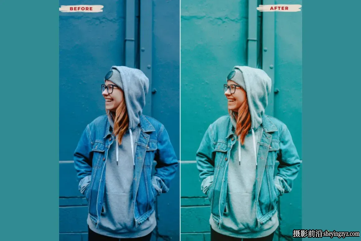 免费LR预设-夏日氛围蓝绿色调调色Lightroom预设Lightroom Preset