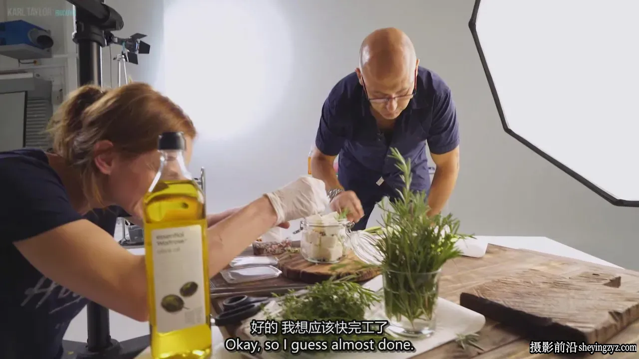 Karl Taylor 乡村美食菲达奶酪摄影布光造型教程-独家精翻中英字幕
