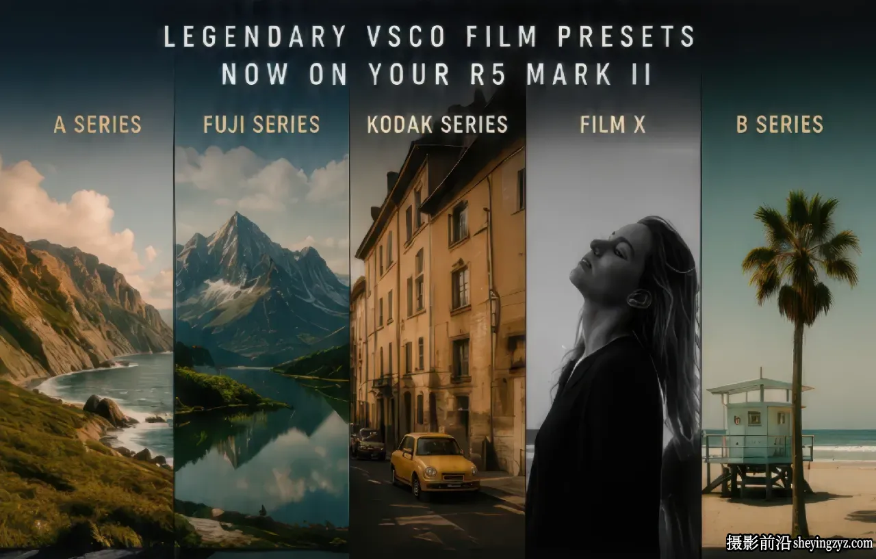 佳能R5 Mark II的VSCO配置文件 VSCO Profiles for Canon R5 Mark II