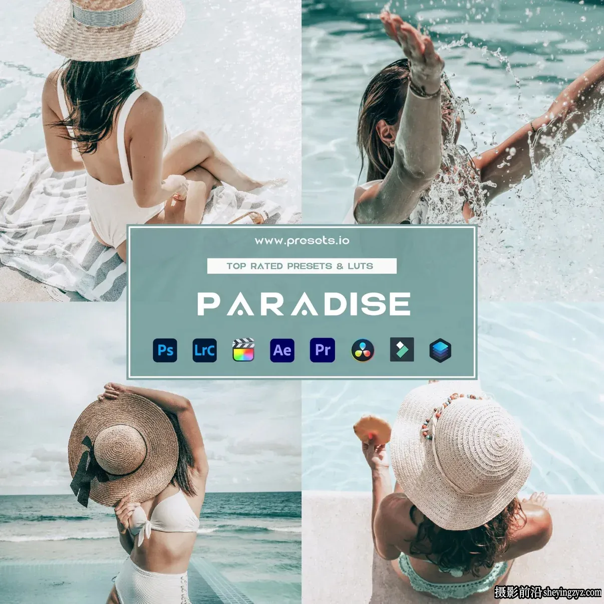 户外清新电影胶片Lightroom预设/手机版LR预设 Presets.io Paradise