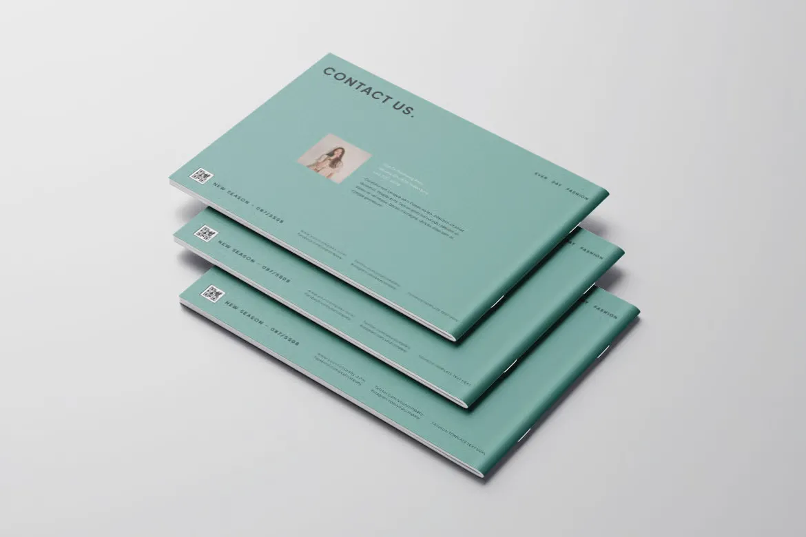 时尚产品目录排版布局宣传册InDesign模板 第19卷