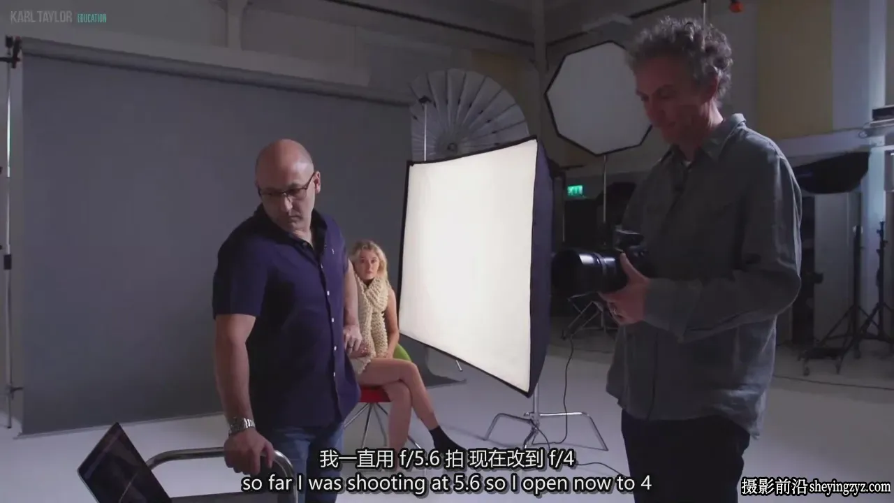 Karl Taylor 工作室柔和人像一盏灯布光教程-独家精翻中英字幕